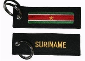 Suriname flag keyring