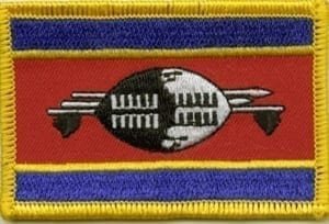 Swaziland flag patch