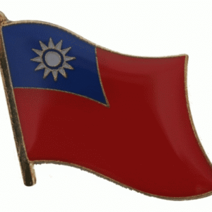 Taiwan flag pin