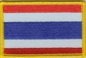 Thailand flag patch