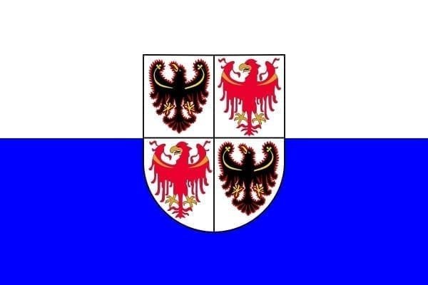 Trentino South Tirol region flag