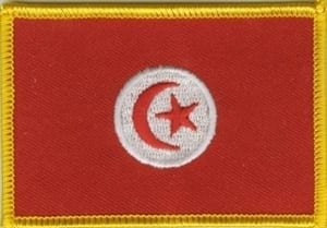 Tunisia flag patch