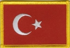 Turkey flag patch