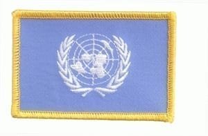United Nations flag patch