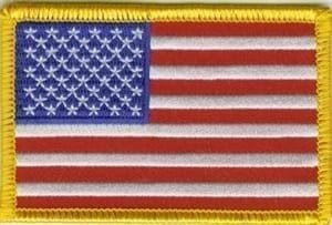 United States USA flag patch