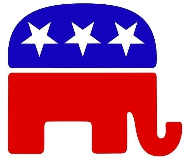 USA Republican Party flag