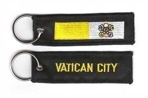 Vatican City flag keyring
