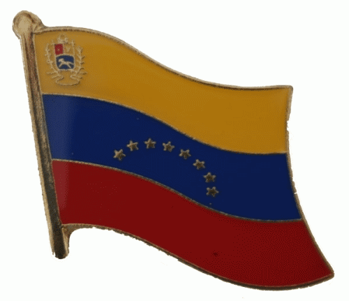 Venezuela flag lapel pin