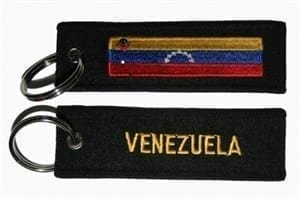 Venezuela flag keyring