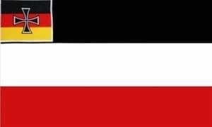 Weimarer Republic trade flag with Iron cross