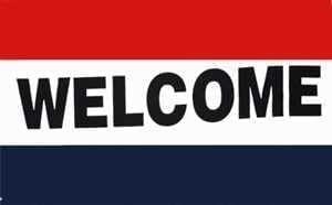 Welcome Nederlands flag