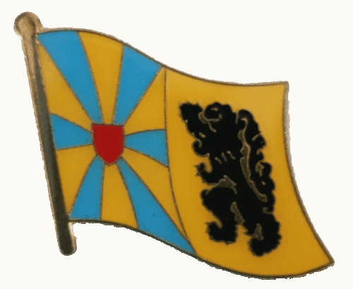 West Flanders flag pin