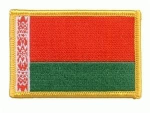 Belarus flag patch