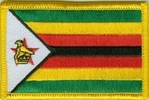 Zimbabwe flag patch