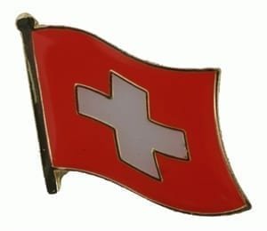 Switzerland flag lapel pin