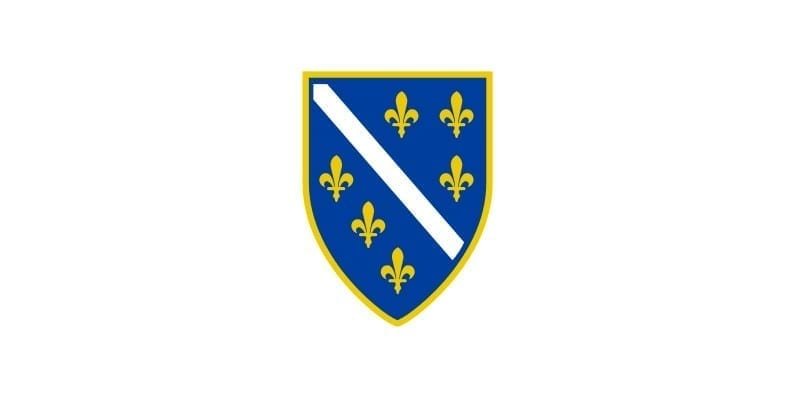 Bosnia 1992 1998 Bosnian flag