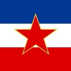 Yugoslavia Yugo flag with star