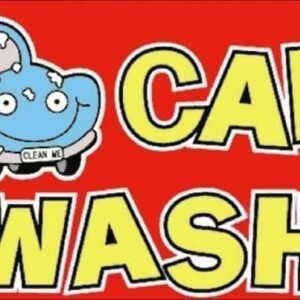 Car Wash Laundromat flag