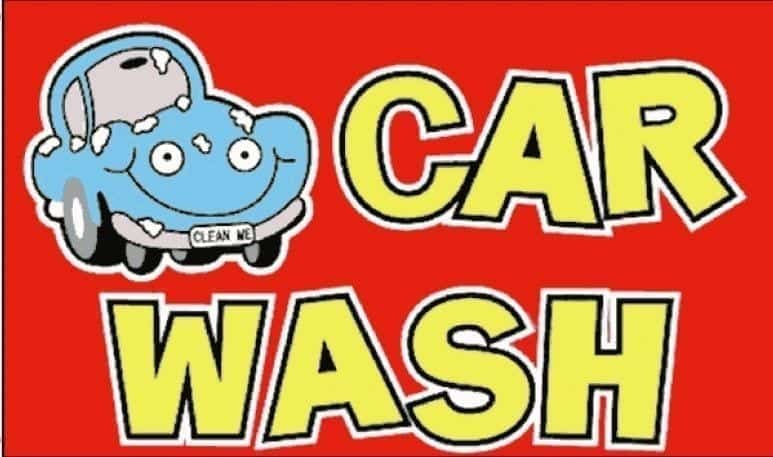 Car Wash Laundromat flag