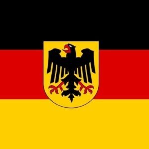 Germany with Eagle flag