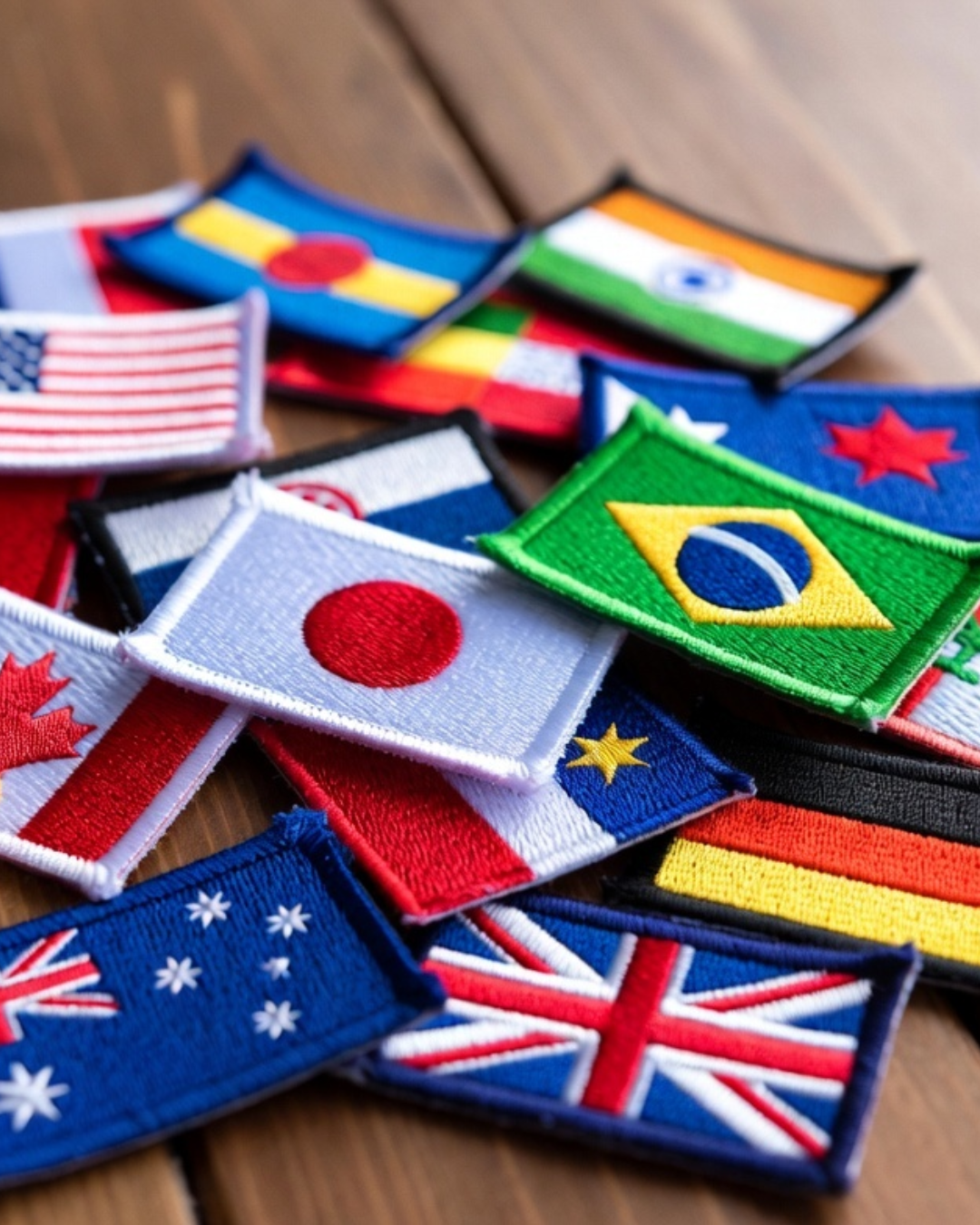 World flag patches